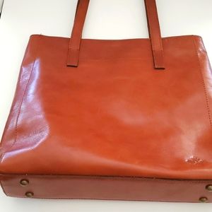 Patricia Nash brown leather tote